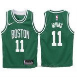 Maglia Bambino Boston Celtics Kyrie Irving NO 11 2017-18 Verde