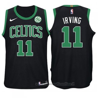 Maglia Bambino Boston Celtics Kyrie Irving NO 11 Statement 2017-18 Nero