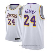 Maglia Bambino Los Angeles Lakers Kobe Bryant NO 24 Association 2018-19 Bianco