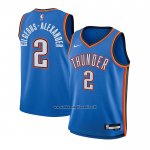 Maglia Bambino Oklahoma City Thunder Shai Gilgeous-Alexander #2 Icon Blu