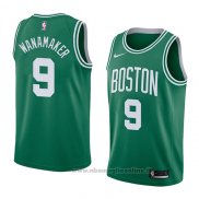 Maglia Boston Celtics Brad Wanamaker NO 9 Icon 2017-18 Verde