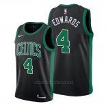 Maglia Boston Celtics Carsen Edwards NO 4 Statement 2019-20 Nero