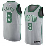 Maglia Boston Celtics Shane Larkin NO 8 Citta 2018 Grigio