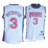 Maglia Brooklyn Nets Drazen Petrovic NO 3 Throwback Bianco