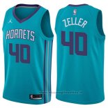 Maglia Charlotte Hornets Cody Zeller NO 40 Icon 2017-18 Verde