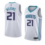 Maglia Charlotte Hornets Isaiah Wilkins NO 21 Association 2018 Bianco