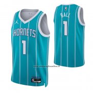 Maglia Charlotte Hornets Lamelo Ball #1 Icon 2022-23 Verde