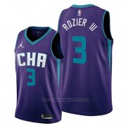 Maglia Charlotte Hornets Terry Rozier III NO 3 Statement Edition Viola