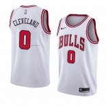 Maglia Chicago Bulls Antonius Cleveland NO 0 Association 2018 Bianco