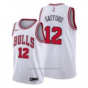 Maglia Chicago Bulls Daniel Gafford NO 12 Association Bianco