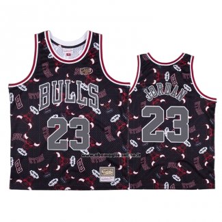 Maglia Chicago Bulls Michael Jordan #23 Hardwood Classics Tear Up Pack Rosso