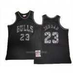 Maglia Chicago Bulls Michael Jordan #23 Swingman Mitchell & Ness 1997-98 Nero