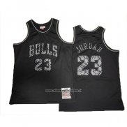 Maglia Chicago Bulls Michael Jordan #23 Swingman Mitchell & Ness 1997-98 Nero