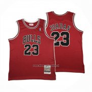 Maglia Chicago Bulls Michael Jordan No 23 Autentico 1997-98 Rosso