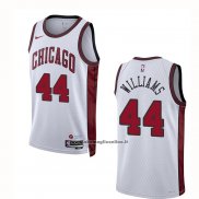 Maglia Chicago Bulls Patrick Williams #44 Citta 2022-23 Bianco