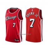 Maglia Chicago Bulls Troy Brown JR. #7 Citta 2021-22 Rosso