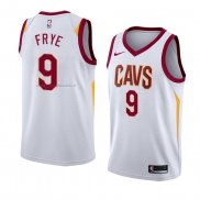 Maglia Cleveland Cavaliers Channing Frye NO 9 Association 2018 Bianco