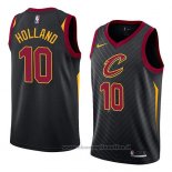 Maglia Cleveland Cavaliers John Holland NO 10 Statement 2018 Nero