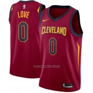 Maglia Cleveland Cavaliers Kevin Love #0 Icon 2018 Rosso