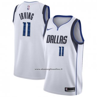 Maglia Dallas Mavericks Kyrie Irving #11 Association 2022-23 Bianco