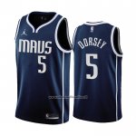 Maglia Dallas Mavericks Tyler Dorsey #5 Statement 2022-23 Blu