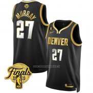 Maglia Denver Nuggets Jamal Murray #27 Citta 2023 NBA Finals Nero