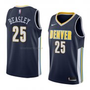 Maglia Denver Nuggets Malik Beasley NO 25 Icon 2018 Blu