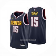 Maglia Denver Nuggets Nikola Jokic No 15 Icon 2024-25 Blu