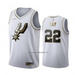 Maglia Golden Edition San Antonio Spurs Rudy Gay #22 Bianco