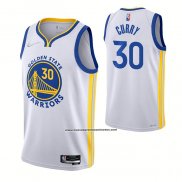Maglia Golden State Warriors Stephen Curry #30 Association 2021-22 Bianco