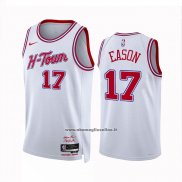 Maglia Houston Rockets Tari Eason #17 Citta 2023-24 Bianco