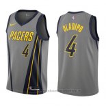 Maglia Indiana Pacers Victor Oladipo NO 4 Citta 2018 Grigio