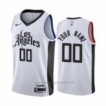 Maglia Los Angeles Clippers Personalizad Citta 2019-20 Bianco