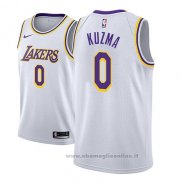 Maglia Los Angeles Lakers Kyle Kuzma NO 0 Association 2018 Bianco