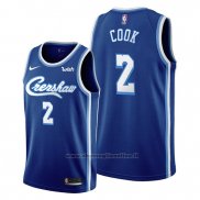 Maglia Los Angeles Lakers Quinn Cook NO 2 Classic Edition 2019-20 Blu