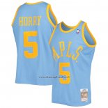 Maglia Los Angeles Lakers Robert Horry #5 Mitchell & Ness 2001-02 Blu