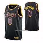 Maglia Los Angeles Lakers Russell Westbrook #0 Statement 2021-22 Nero