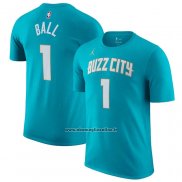 Maglia Manica Corta Charlotte Hornets LaMelo Ball Citta 2023-24 Verde