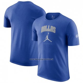 Maglia Manica Corta Dallas Mavericks Essential Citta Blu