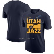 Maglia Manica Corta Utah Jazz Nero1