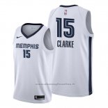 Maglia Memphis Grizzlies Brandon Clarke NO 15 Association Bianco