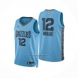 Maglia Memphis Grizzlies Ja Morant No 12 Statement 2024-25 Blu