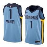 Maglia Memphis Grizzlies Jarell Martin NO 1 Statement 2018 Blu