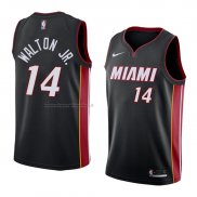 Maglia Miami Heat Derrick Walton Jr. NO 14 Icon 2018 Nero