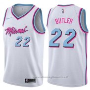 Maglia Miami Heat Jimmy Butler NO 22 Citta 2019 Bianco