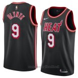 Maglia Miami Heat Kelly Olynyk NO 9 Classic 2018 Nero