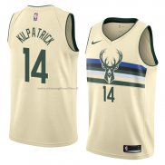 Maglia Milwaukee Bucks Sean Kilpatrick NO 14 Citta 2018 Crema