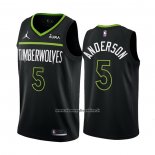 Maglia Minnesota Timberwolves Kyle Anderson #5 Statement 2022-23 Nero