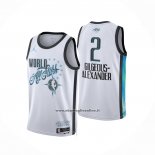 Maglia Nba All Star 2026 Shai Gilgeous Alexander No 2 Bianco