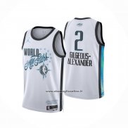 Maglia Nba All Star 2026 Shai Gilgeous Alexander No 2 Bianco